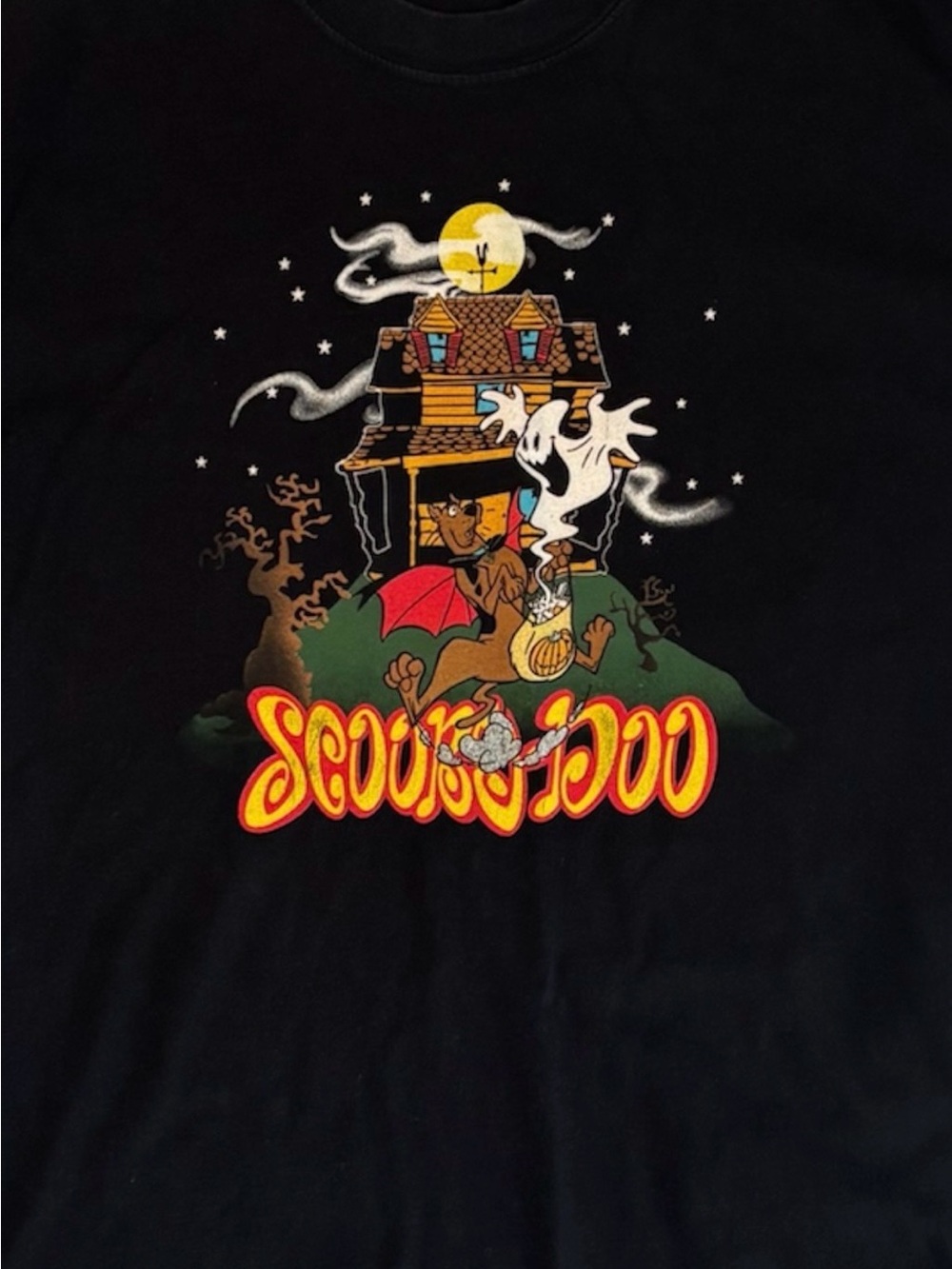 Men’s Scooby-Doo Black Graphic Tee - Picture 2 of 3